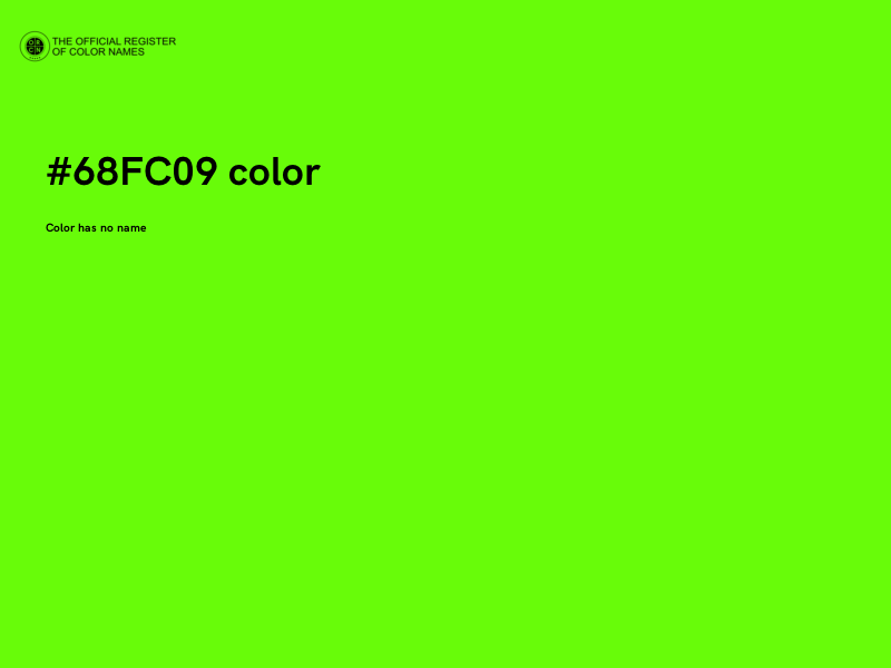 #68FC09 color image