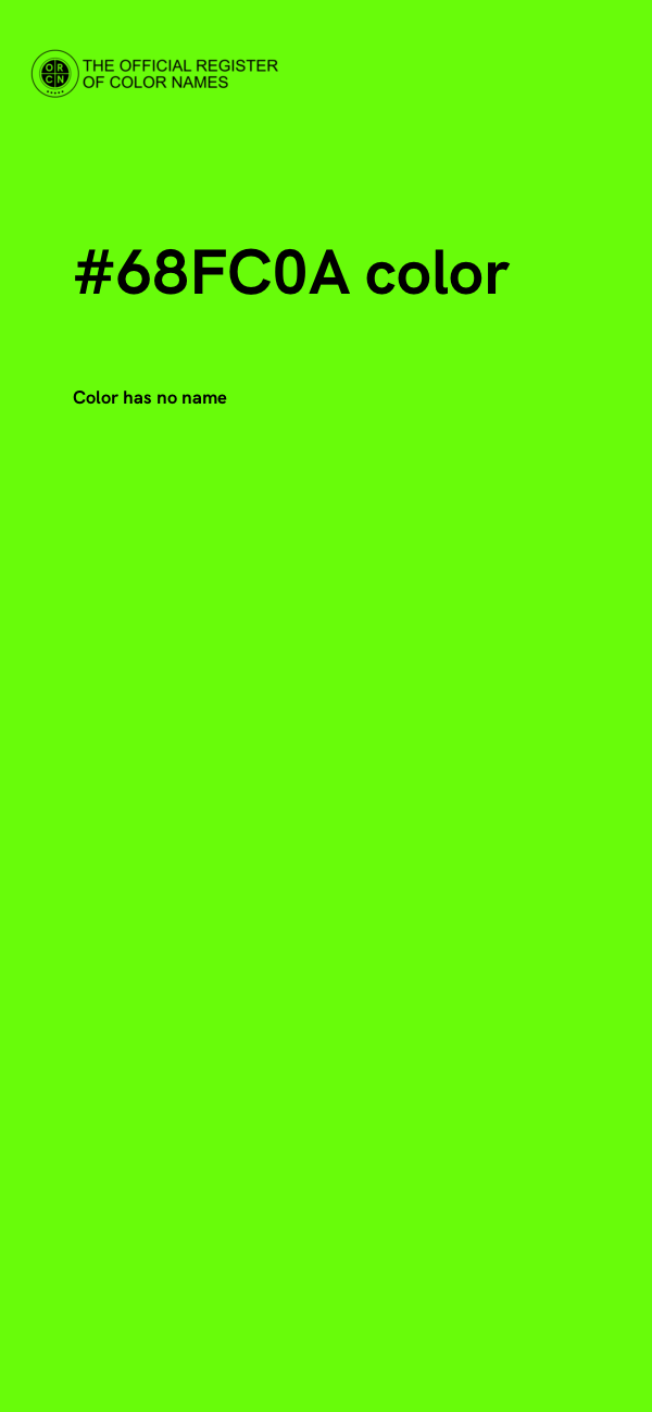 #68FC0A color image