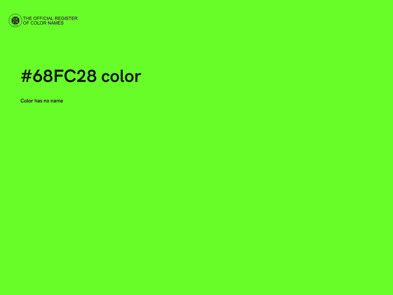 #68FC28 color image