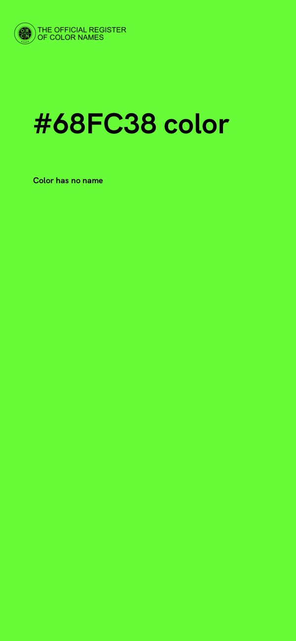 #68FC38 color image