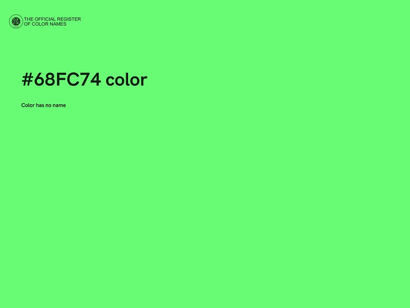 #68FC74 color image