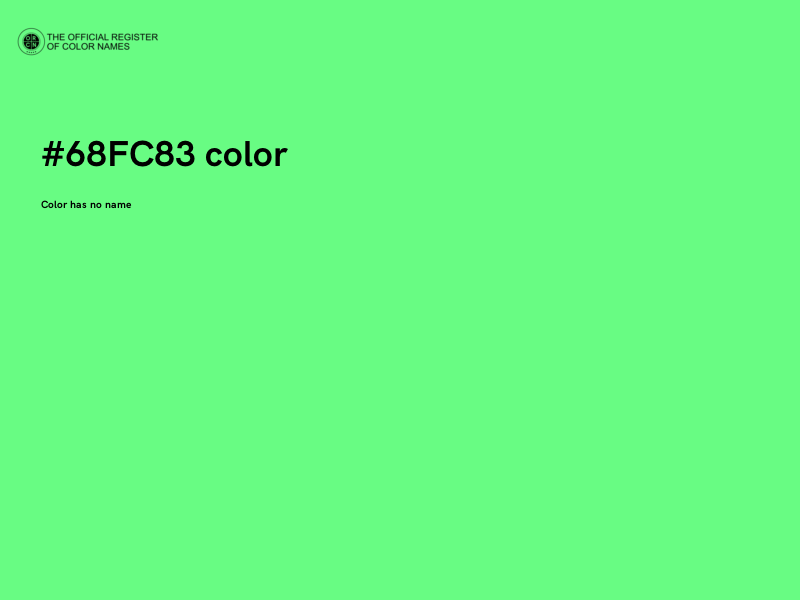#68FC83 color image