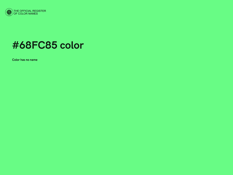 #68FC85 color image