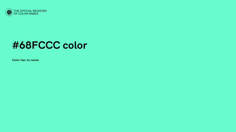 #68FCCC color image