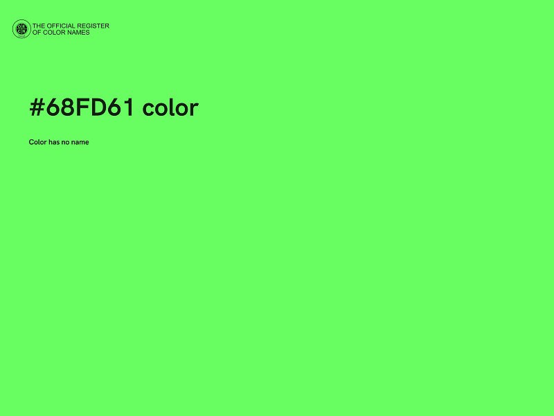 #68FD61 color image