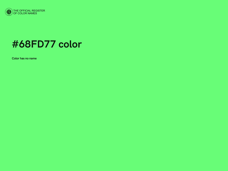 #68FD77 color image