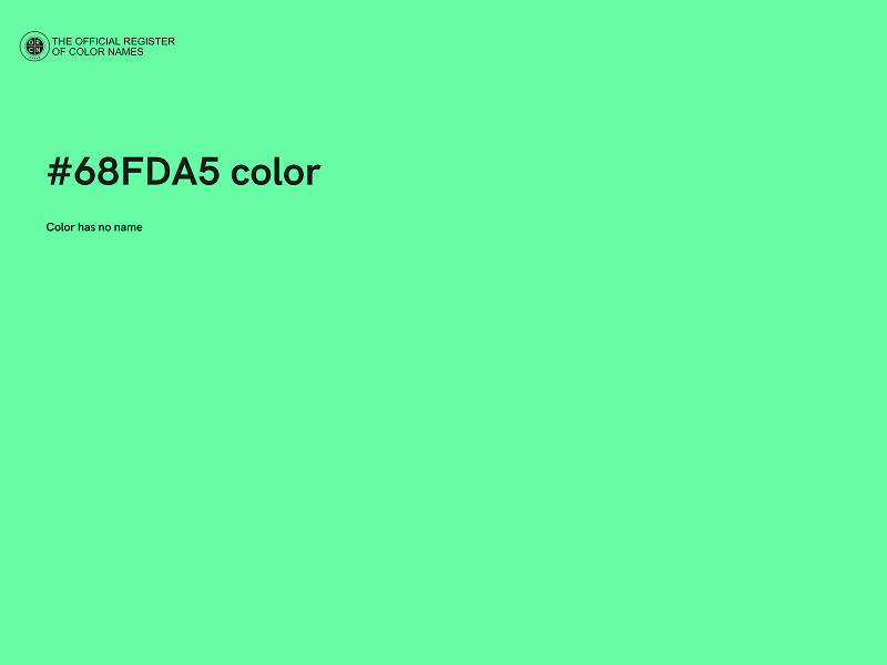 #68FDA5 color image