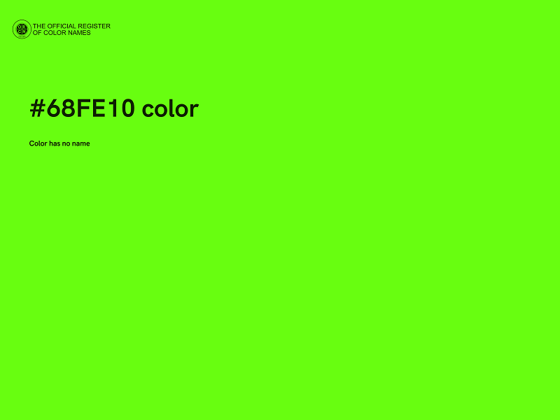 #68FE10 color image