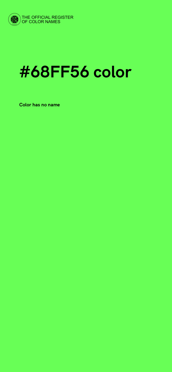 #68FF56 color image