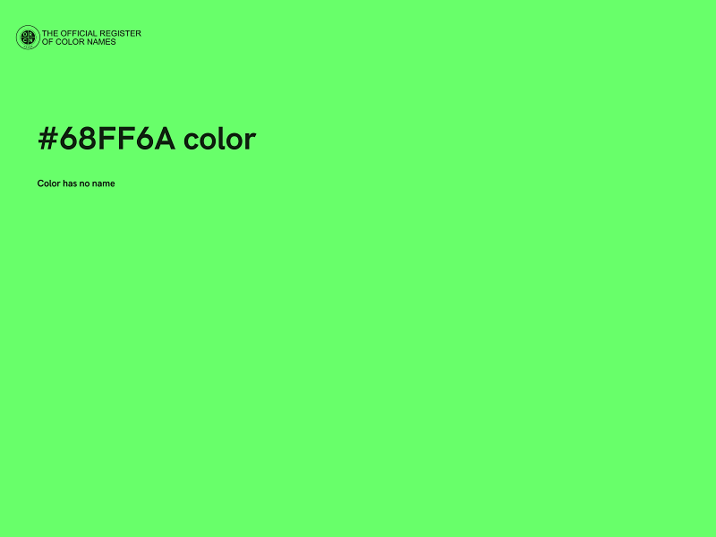 #68FF6A color image