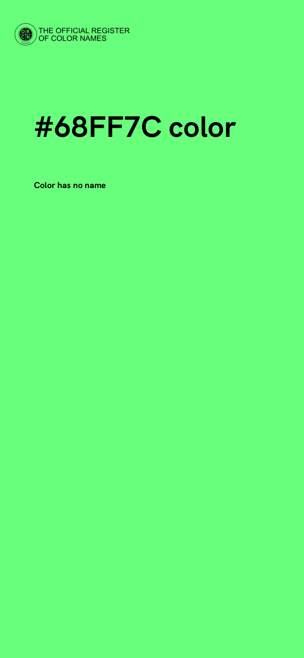 #68FF7C color image