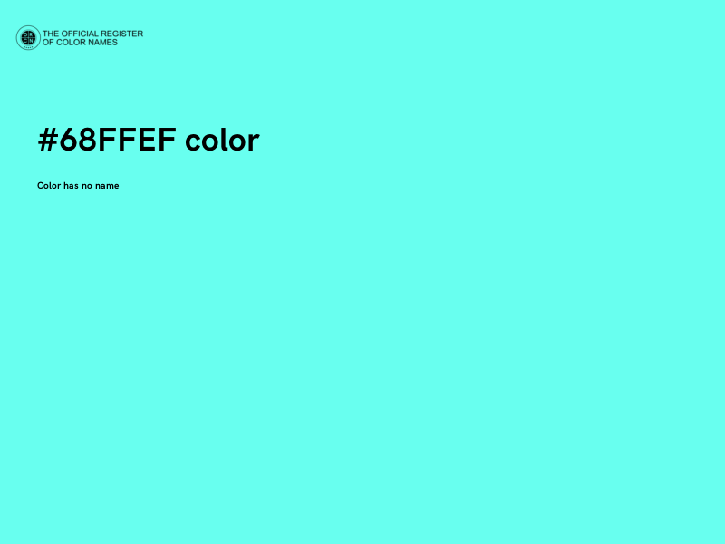 #68FFEF color image