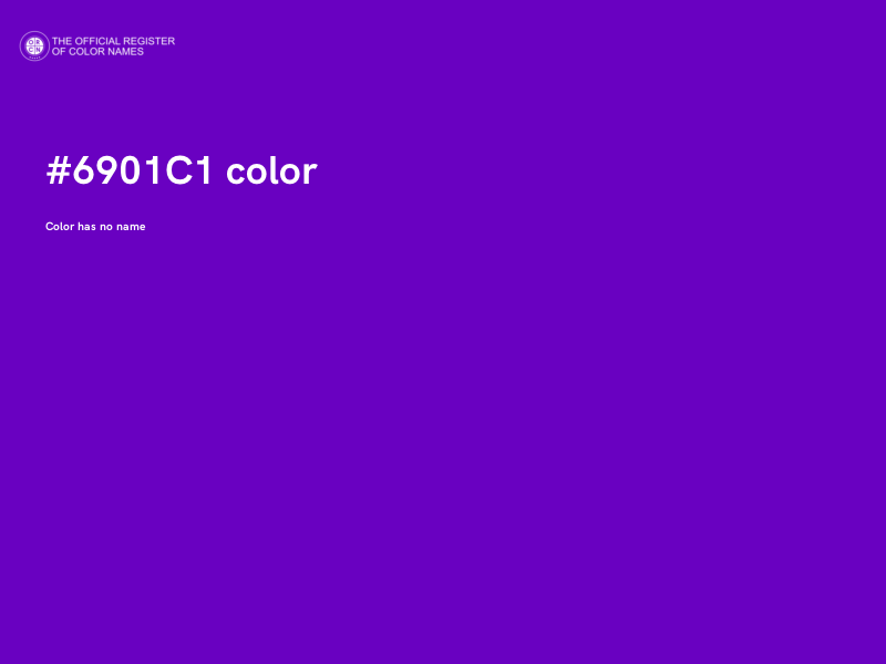 #6901C1 color image