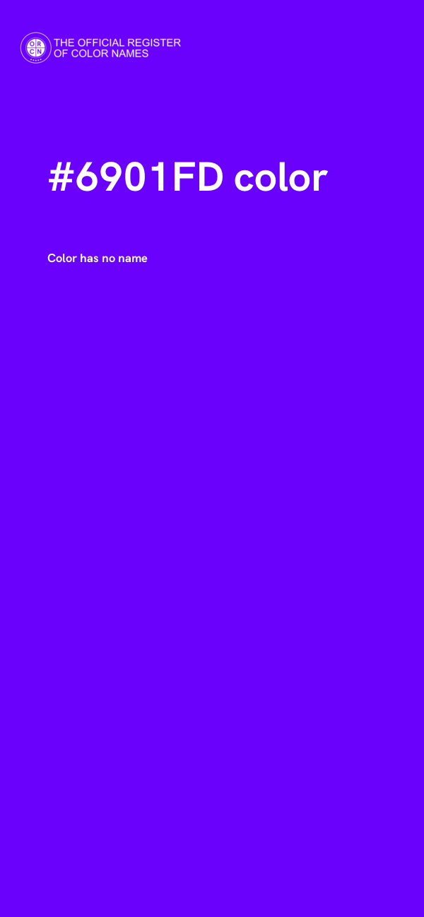 #6901FD color image