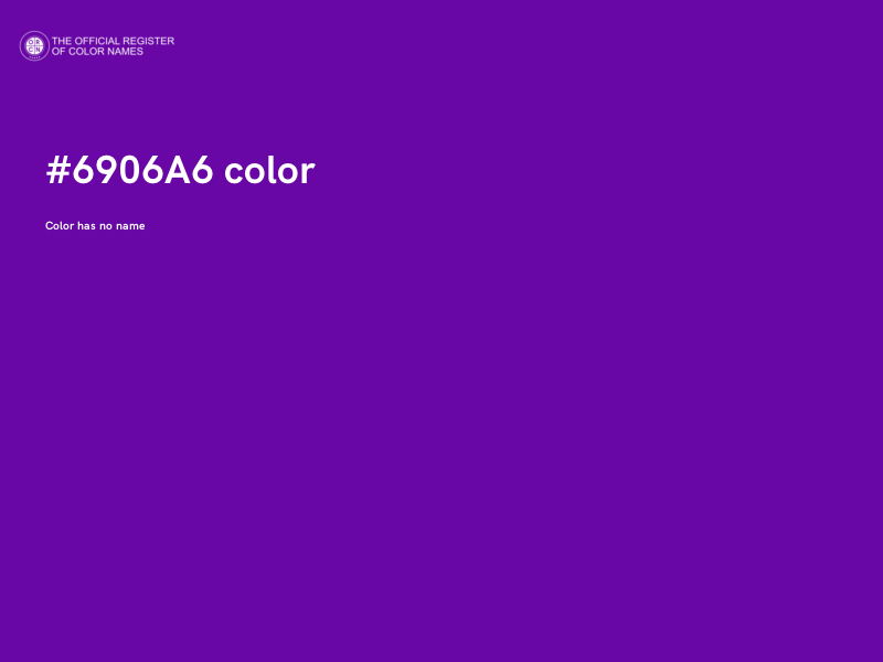 #6906A6 color image