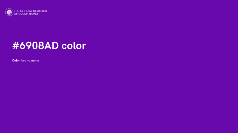 #6908AD color image