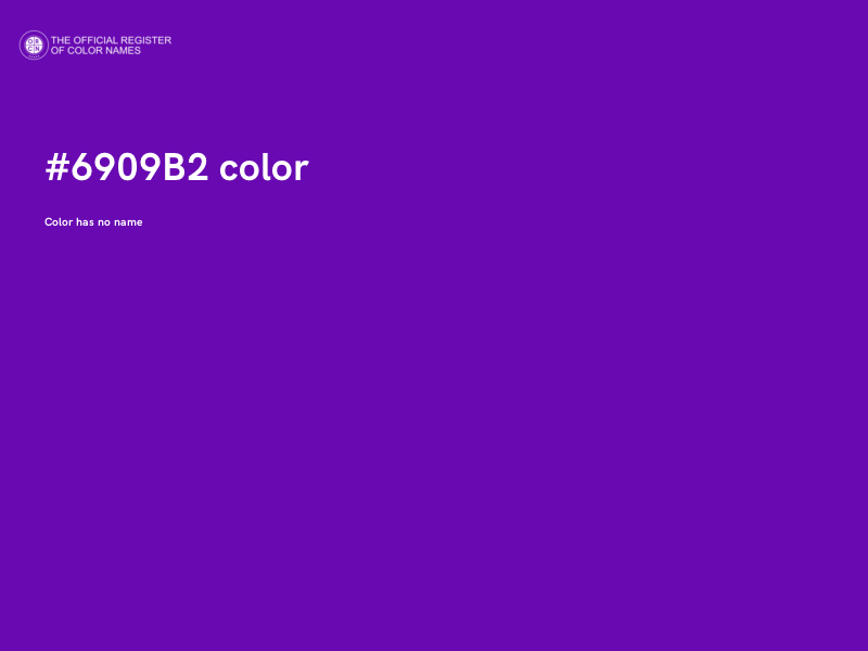 #6909B2 color image