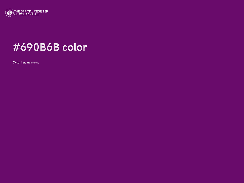 #690B6B color image