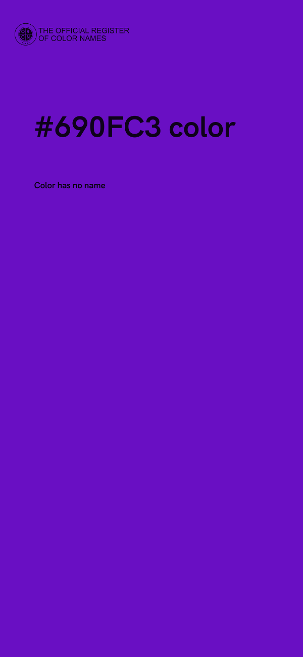 #690FC3 color image