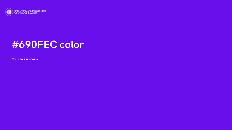 #690FEC color image