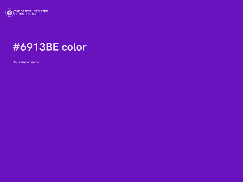 #6913BE color image