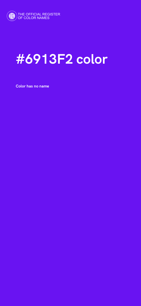 #6913F2 color image