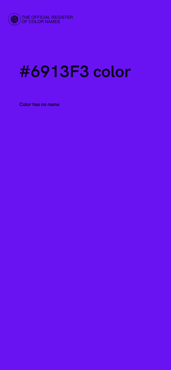 #6913F3 color image
