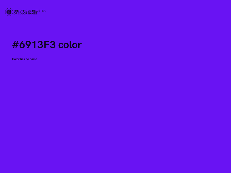 #6913F3 color image