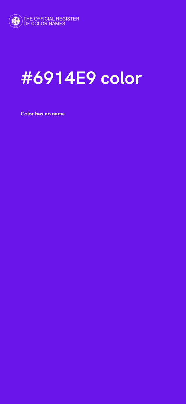 #6914E9 color image