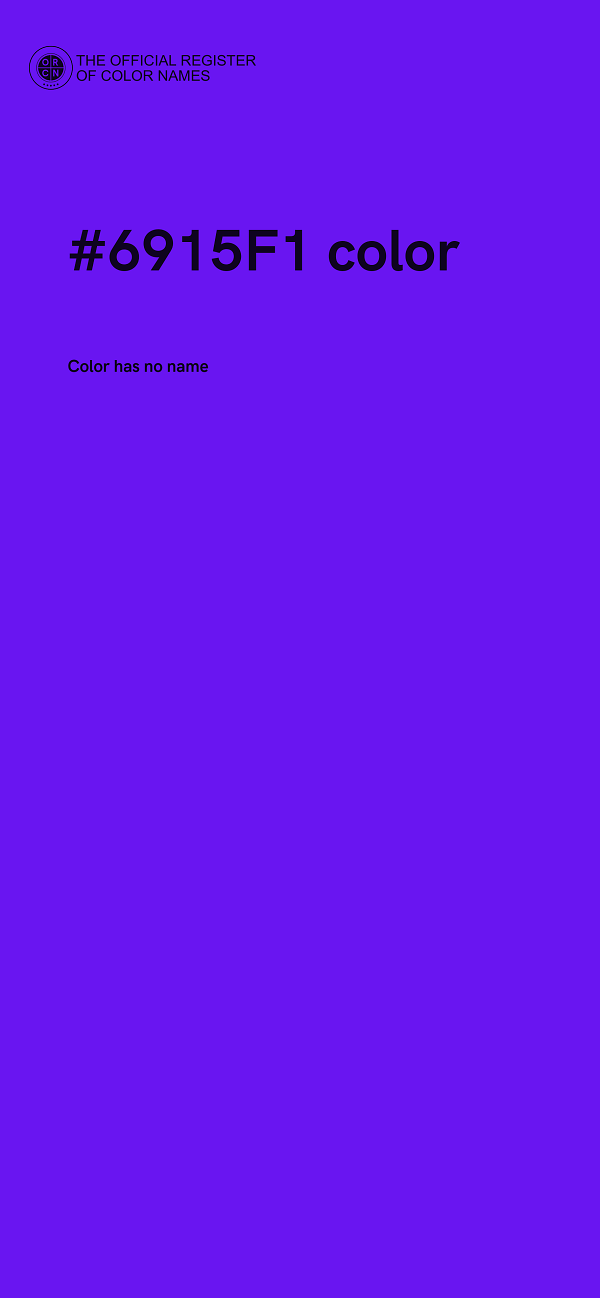 #6915F1 color image