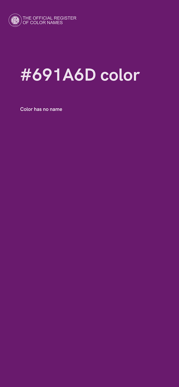 #691A6D color image