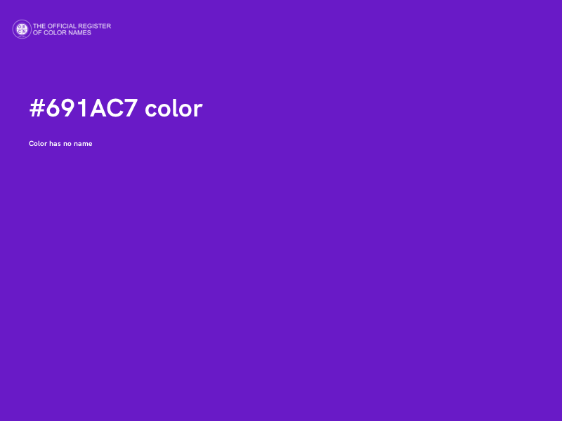 #691AC7 color image