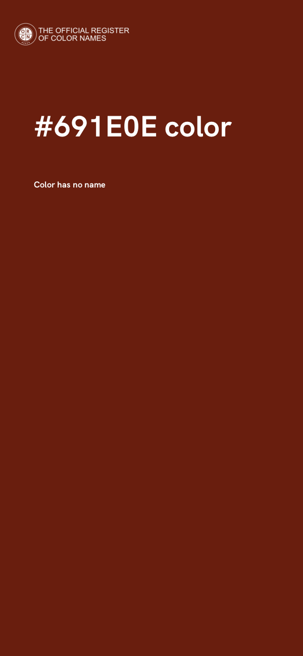 #691E0E color image