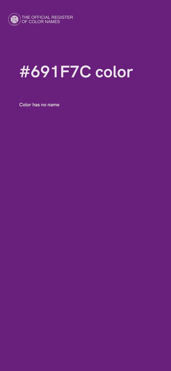 #691F7C color image