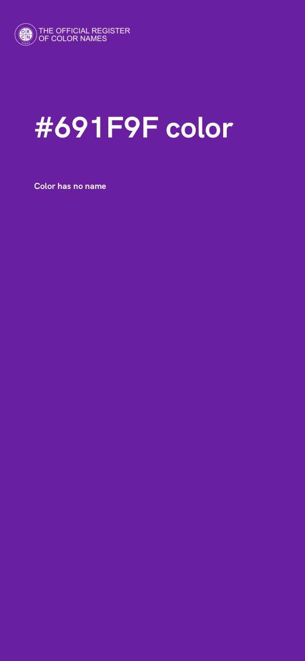 #691F9F color image