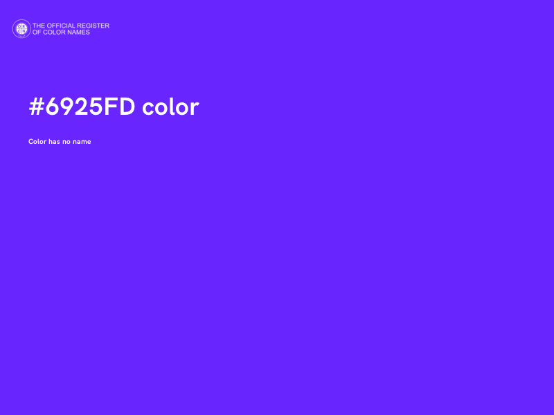 #6925FD color image