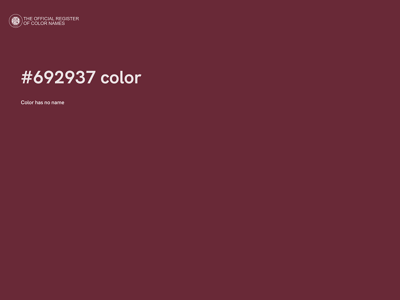 #692937 color image