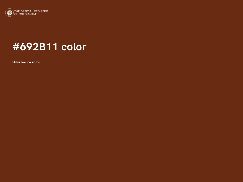 #692B11 color image