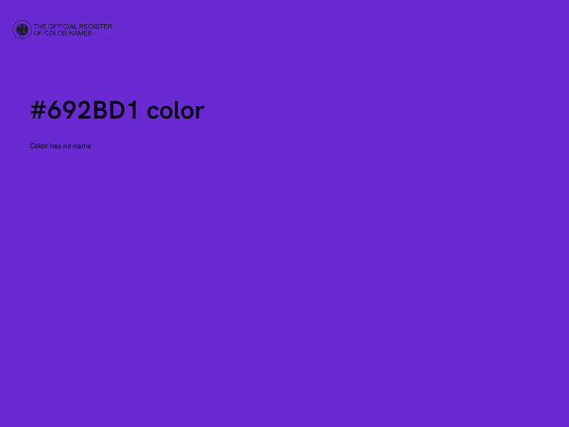 #692BD1 color image