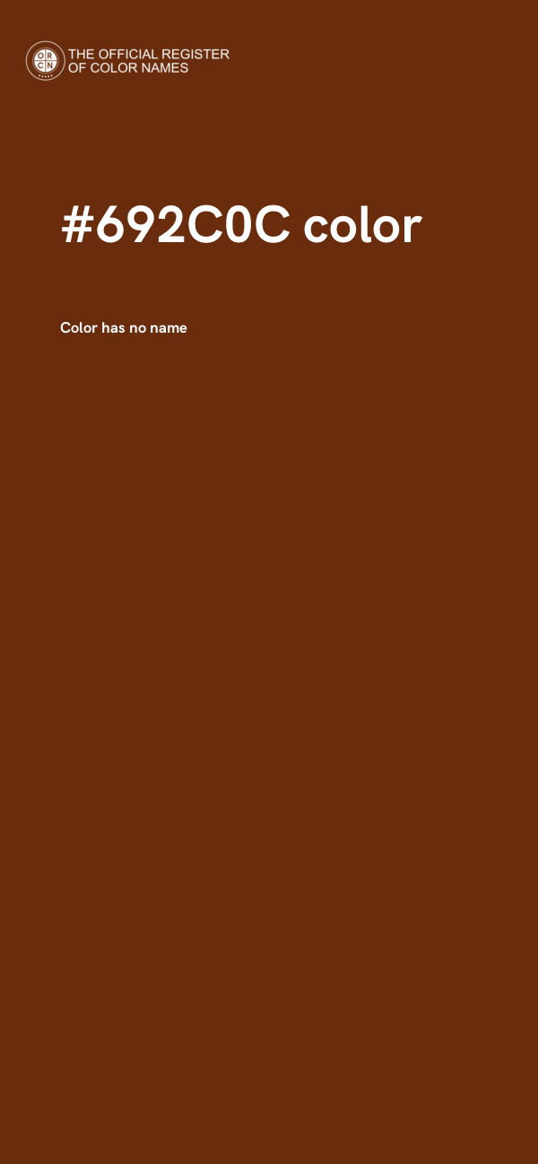#692C0C color image