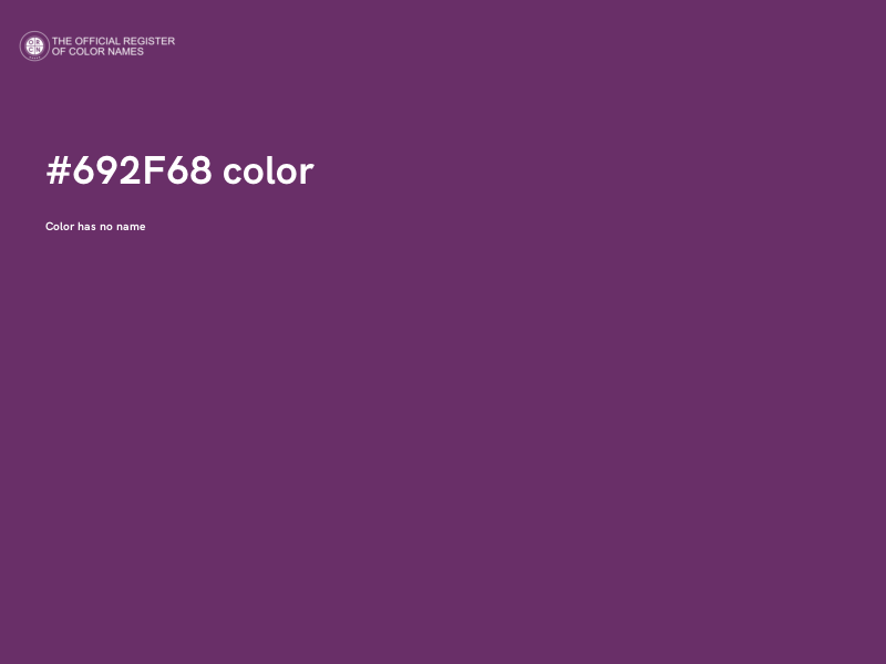 #692F68 color image