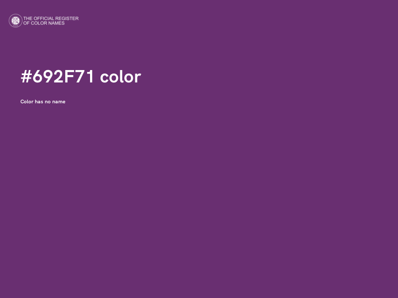 #692F71 color image