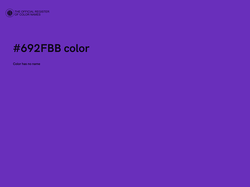 #692FBB color image