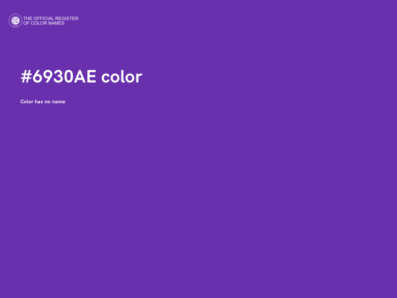 #6930AE color image