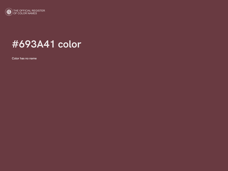 #693A41 color image