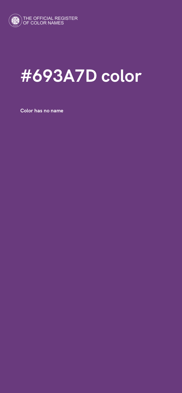 #693A7D color image