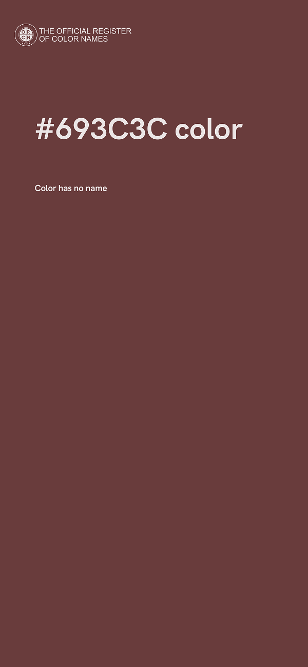 #693C3C color image