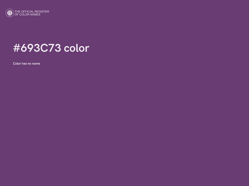 #693C73 color image