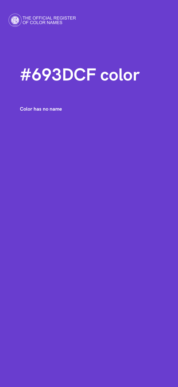 #693DCF color image