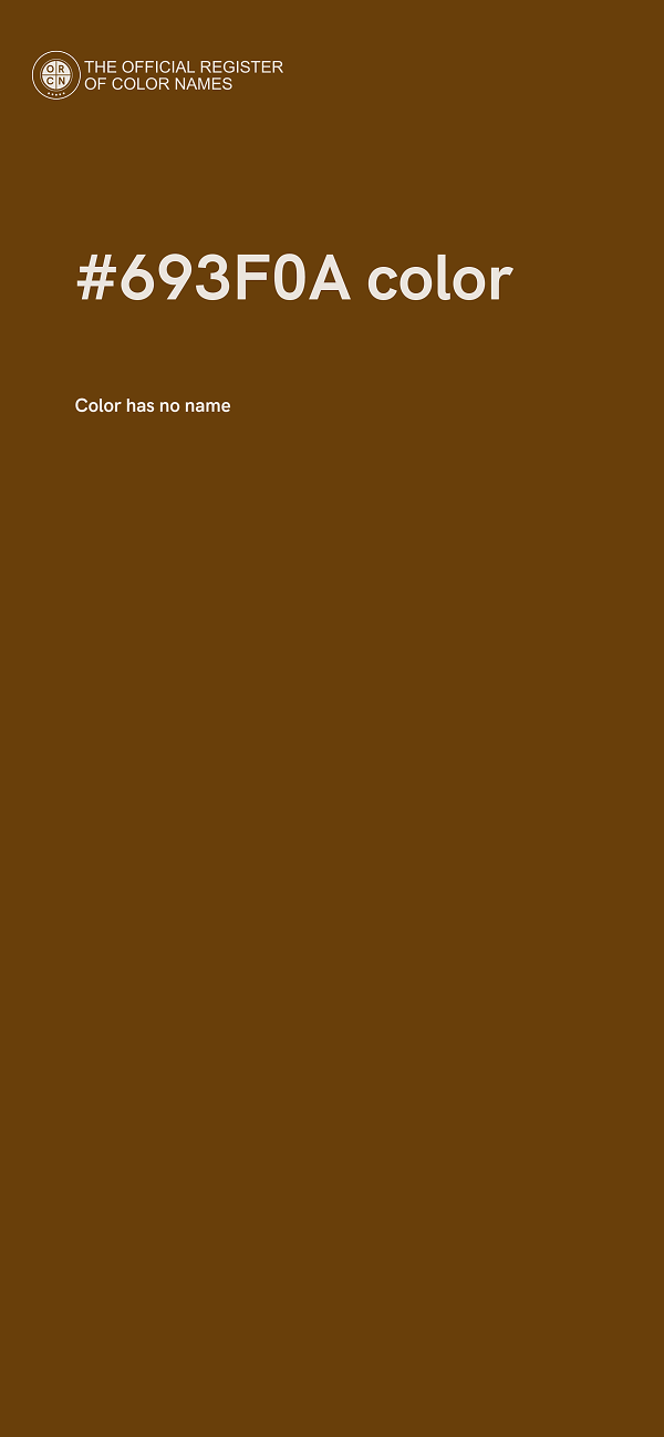 #693F0A color image